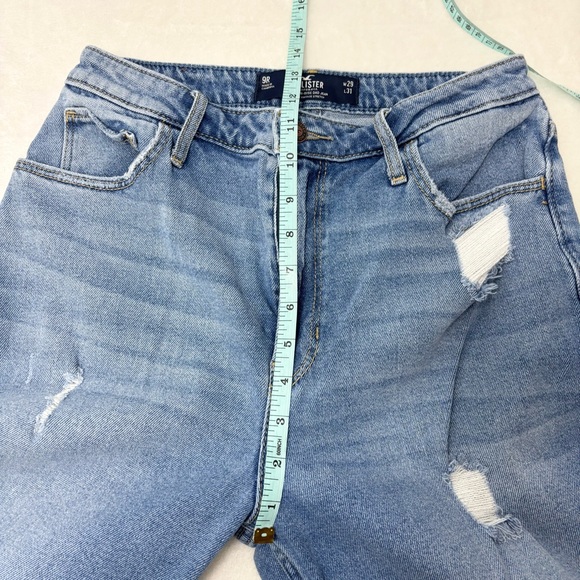 Hollister California Distressed‎ Ultra High Rise Dad Jeans Vintage Stretch 29/31 - Picture 7 of 11